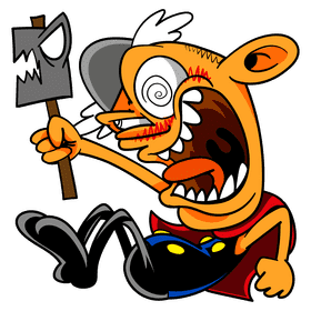 Thor cartoon clipart