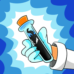 Venom cartoon vector