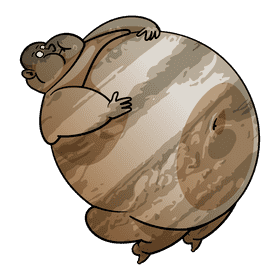 Jupiter cartoon clipart