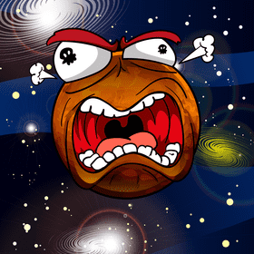 Mars cartoon vector