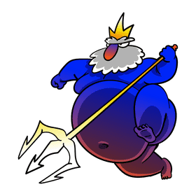 Neptune cartoon clipart