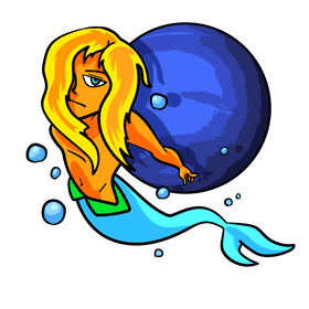 Neptune cartoon clipart