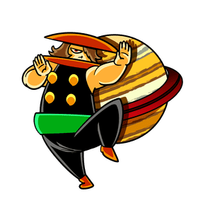 Saturn cartoon clipart