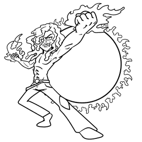 Sun cartoon black and white clipart