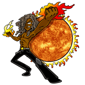 Sun cartoon clipart