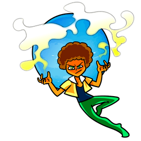 Uranus cartoon clipart