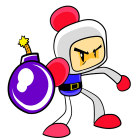 Bomber Man cartoon clipart