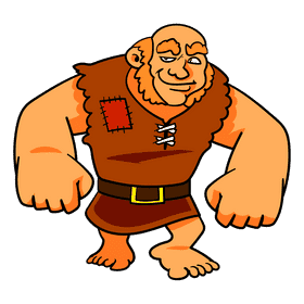 Clash of Clans Giant cartoon clipart