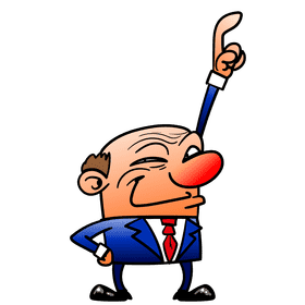 Manager small cartoon clipart