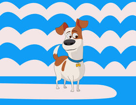 The Secret Life of Pets Max dog vector
