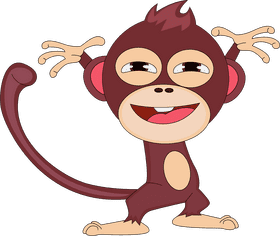 Funny Monkey clipart