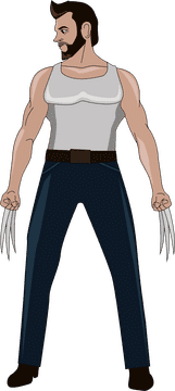 Wolverine clipart