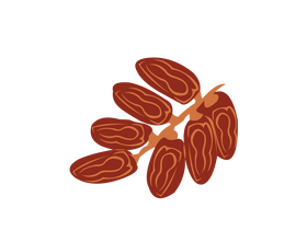 Dates fruit clipart