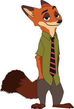 Nick Fox Zootopia clipart
