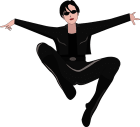 Trinity The Matrix clipart