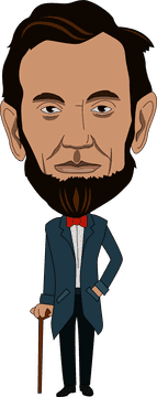 Abraham lincoln cartoon clipart