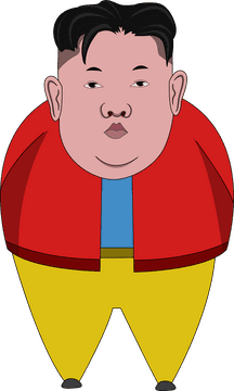 Kim Jong Un cartoon clipart