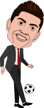Cristiano Ronaldo Cartoon clipart