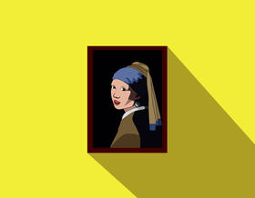 Girl with a pearl Earring vector