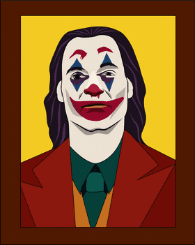 Joaquin phoenix joker clipart