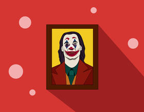 Joaquin phoenix joker vector
