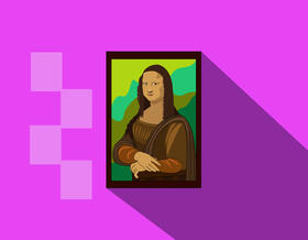Mona Lisa pianting vector