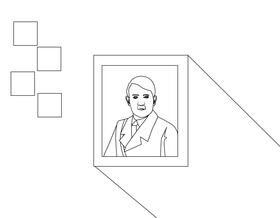 Adolf Hitler black and white vector