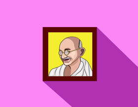 Mahatma Gandhi vector