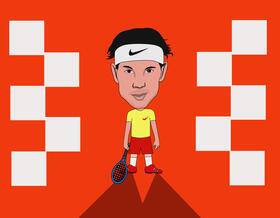Rafael nadal vector