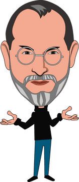 Steve Jobs clipart