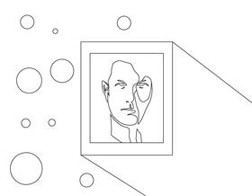 Steven Seagal black and white vector