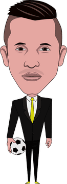 Alexis Sanchez Cartoon clipart