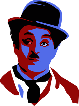 Charlie Chaplin art clipart
