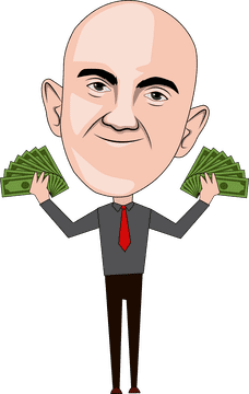 Jeff Bezos Cartoon clipart