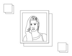Iggy Azalea black and white vector