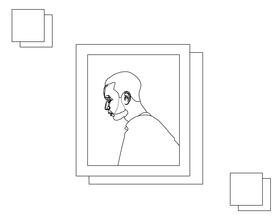 John Legend black and white vector