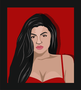 Kylie Jenner clipart