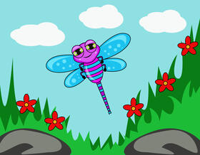 Dragon Fly vector