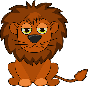 Cute Lion clipart