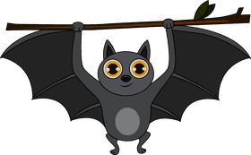Cute Bat clipart