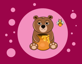 Cute Bear vector