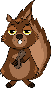Cute Chipmunk clipart
