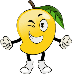 Funny Mango clipart