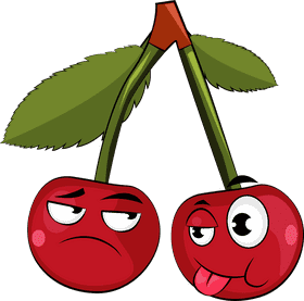 Funny Cherries clipart