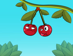 Funny Cherries vector