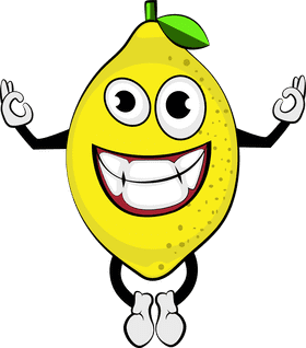 Funny Lemon clipart