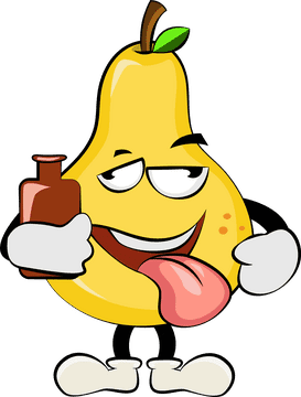 Funny Pear clipart