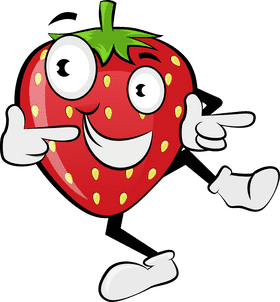 Funny Strawberry clipart