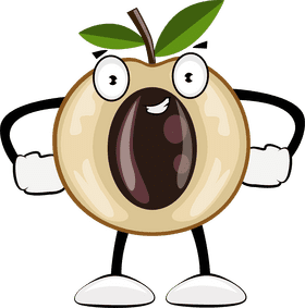 Funny Longan clipart