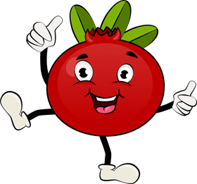 Funny Cranberry clipart